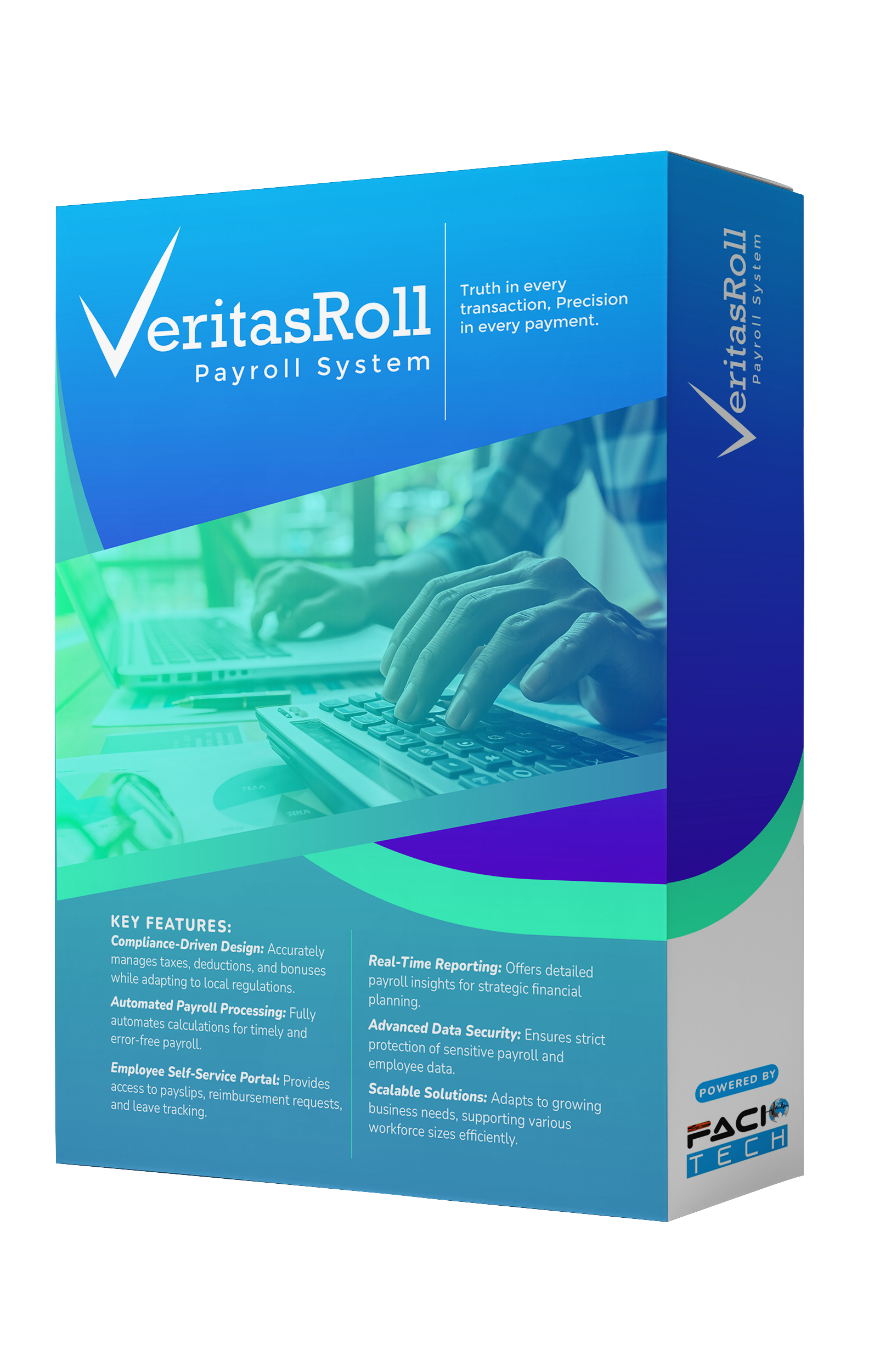 VeritasRoll payroll dashboard screenshot